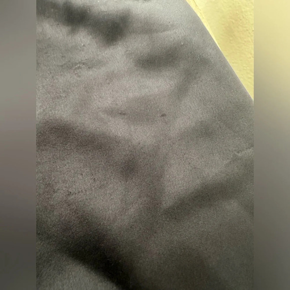 Babaton Aritzia Navy Satin Dress Pants Straight Leg Pleated Office Party Sz 8 - Picture 7 of 13